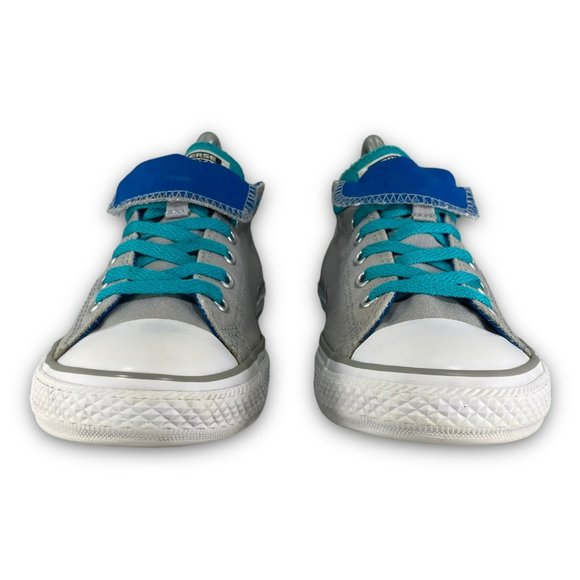 Converse Chuck Taylor All Star Sneakers 645241F Double Tongue Gray Blue Youth 5 - Picture 5 of 9